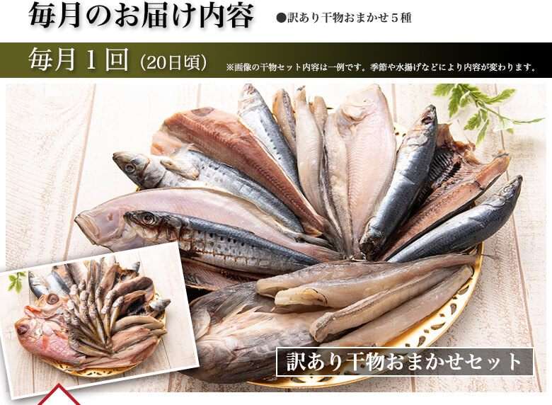 毎月のお届け内容
