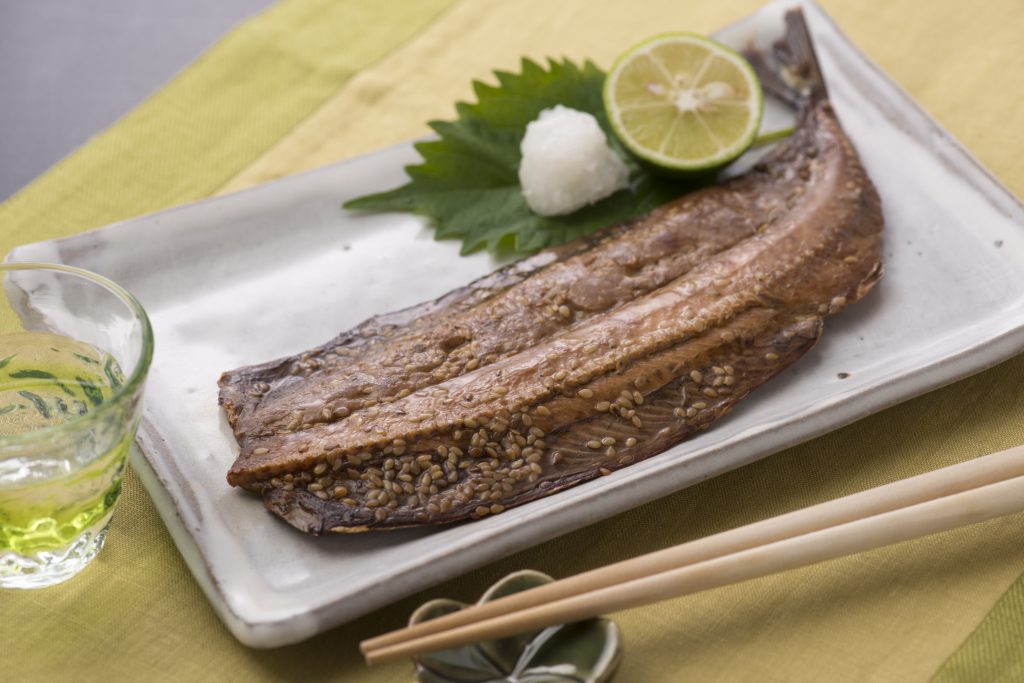 丸ごと骨まで食べられる焼き魚