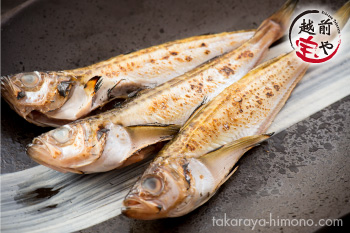 【電子レンジで1分40秒】職人の焼き魚 はたはた一夜干し 3尾【冷凍】