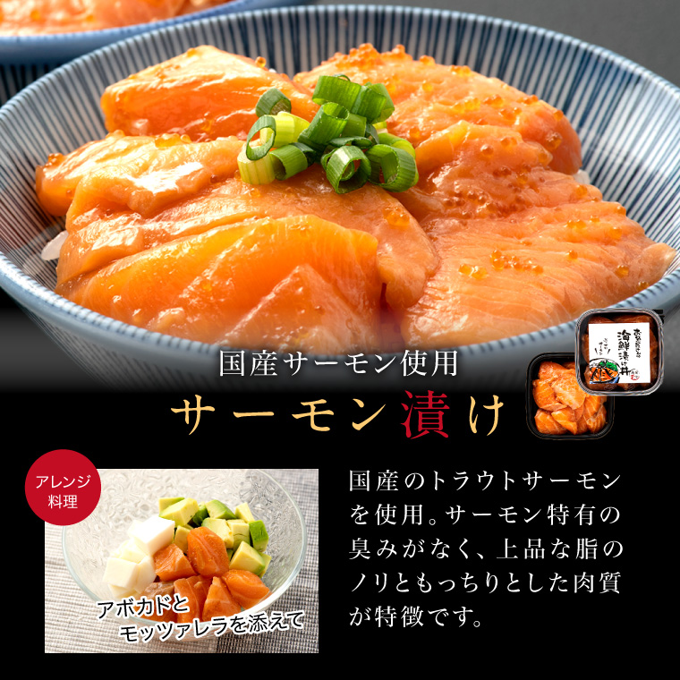 海鮮漬丼-サーモン