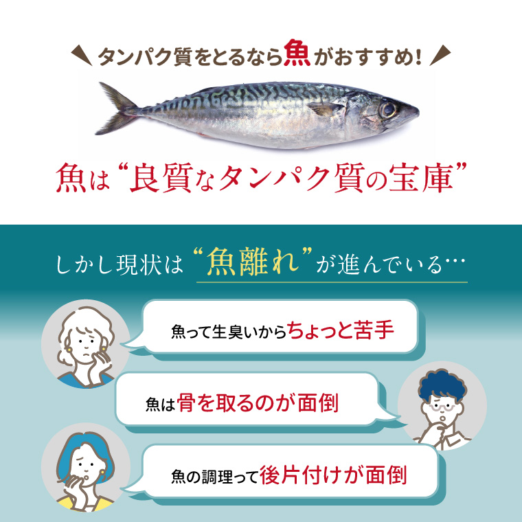 さかなバーグ・ボール-魚は良質なたんぱく質