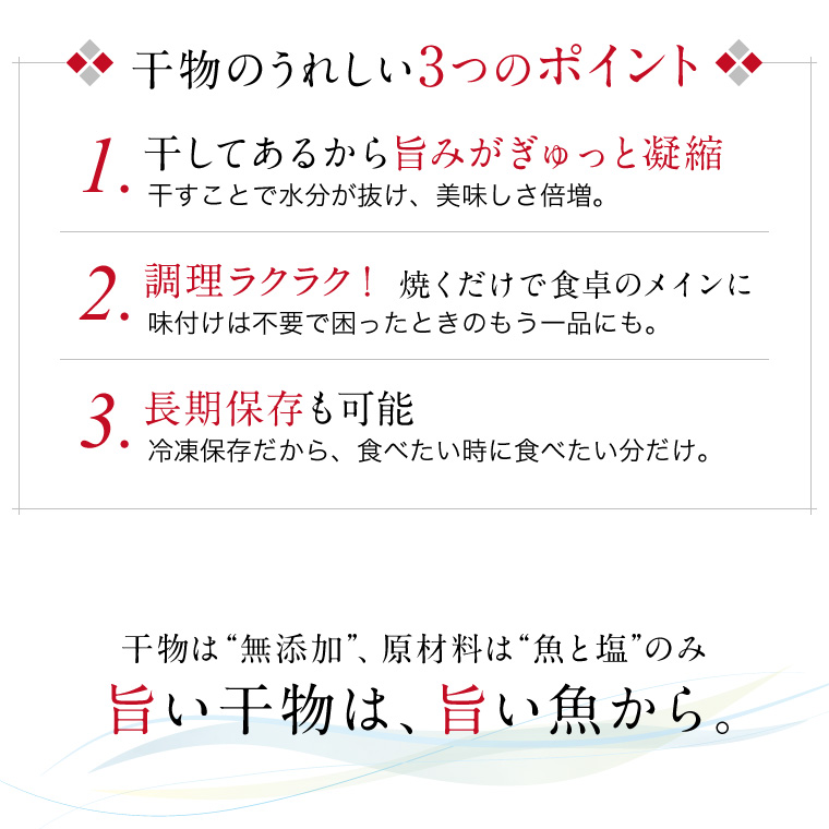 旨い干物は、旨い魚から